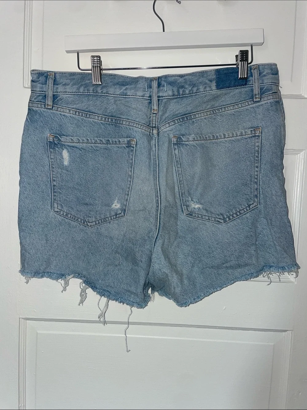 Express Light Blue Denim Shorts